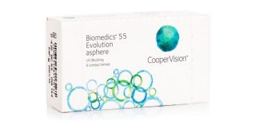 lenti a contatto coopervision biomedics 55 evolution 6 lenti